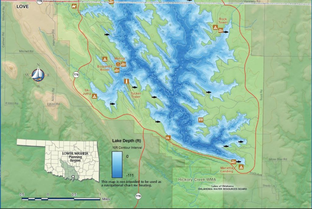 lake murray map - Shana the Shasta